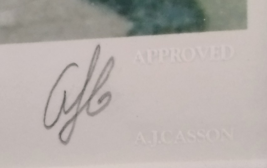 A J CASSON NUMBERED PRINT image indicator(5)