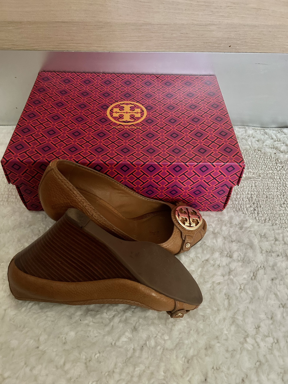 Tory Burch open toe wedge - photo 3