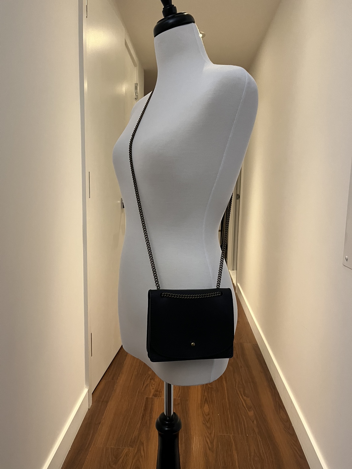 Rose party dress with black bolero and a black bag image indicator(2)