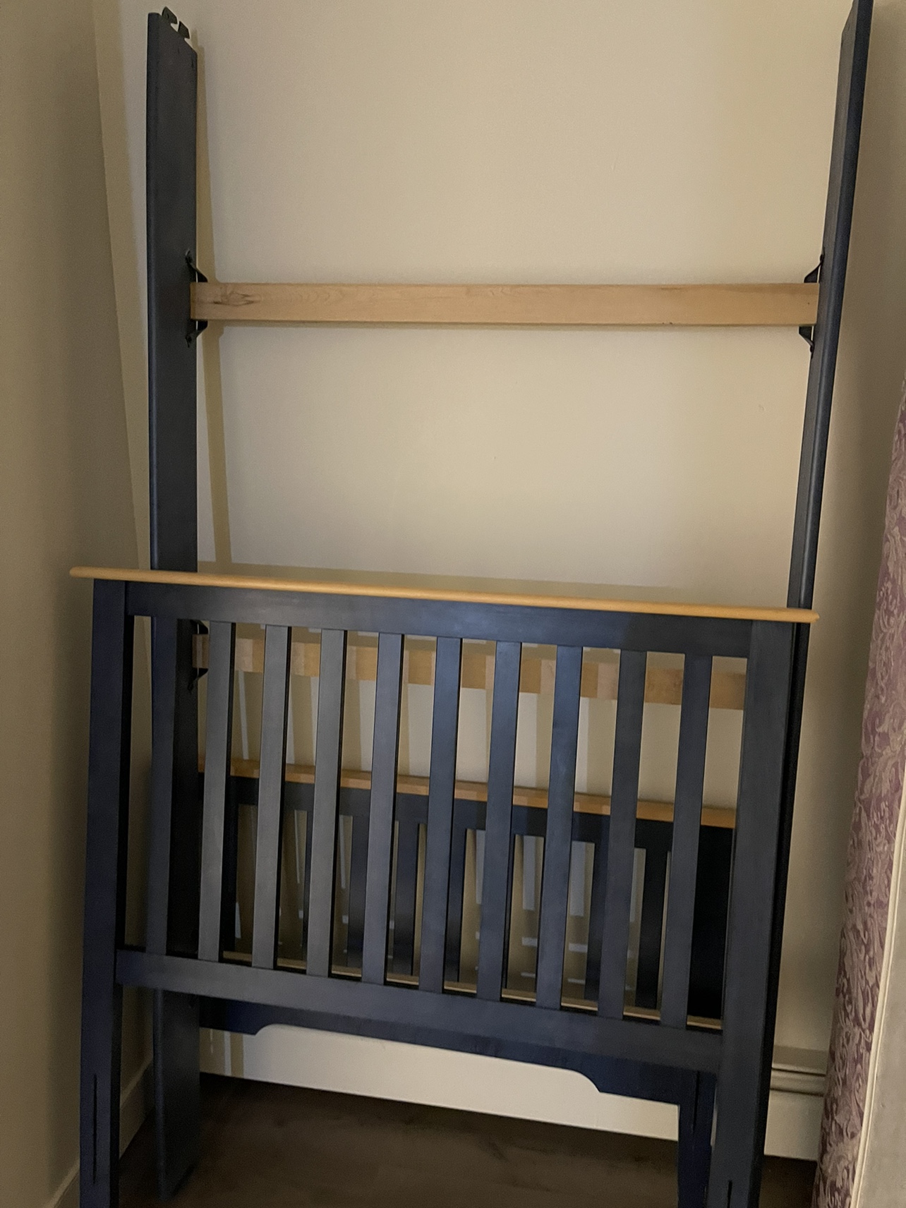 Twin bed Fram with box spring no mattress - photo 3