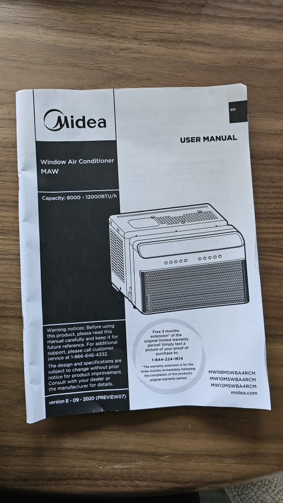 Midea 10000 BTU Air conditioner - photo 5