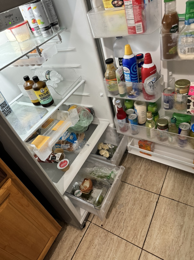 Whirlpool stain steal fridge - photo 5