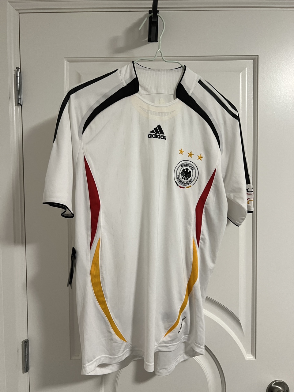 Germany White Soccer Home Jersey Shortsleeve (2006) thumbnail
