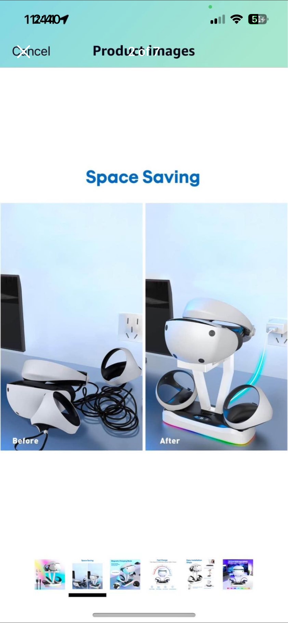 PS VR2 Charging Stand - photo 2
