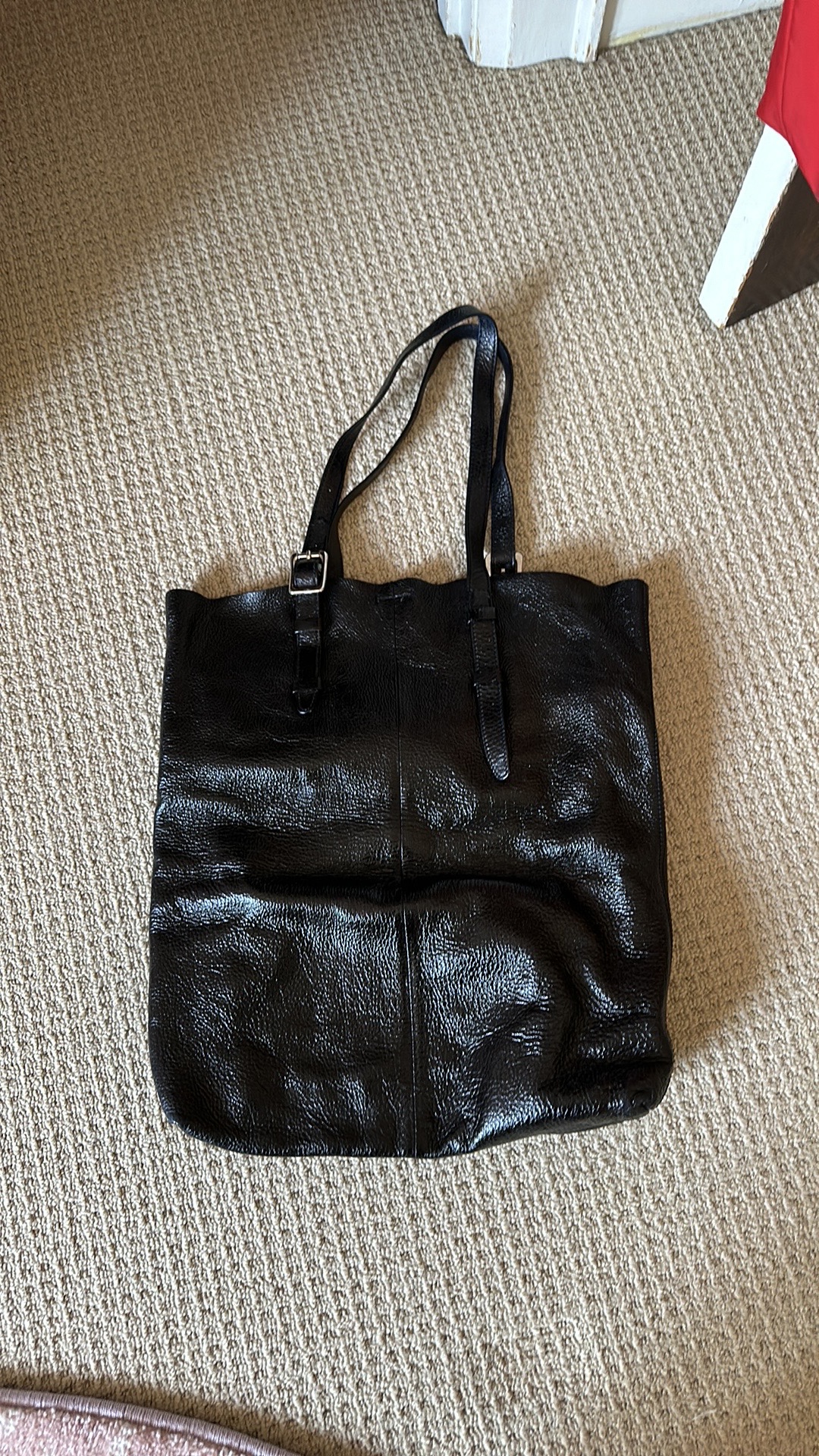 Gap leather tote