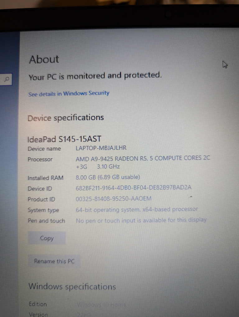 Lenovo  IdeaPad S145 15" Laptop - photo 2