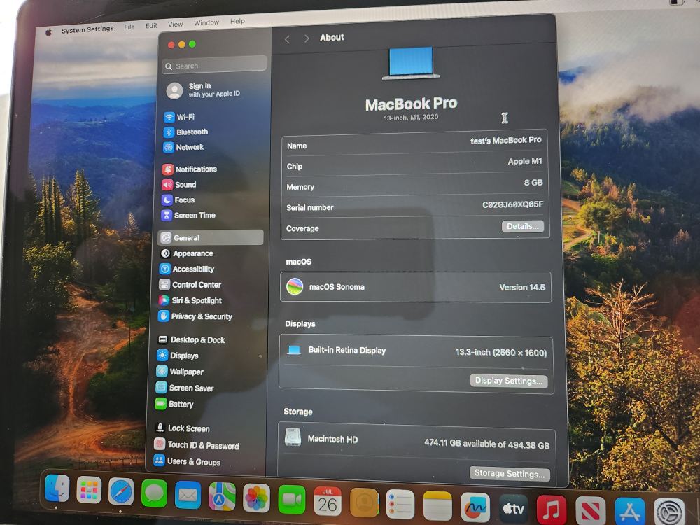 Apple Macbook Pro M1 TouchBar 8gb/512 gb ssd/ 13.3 inch - photo 4