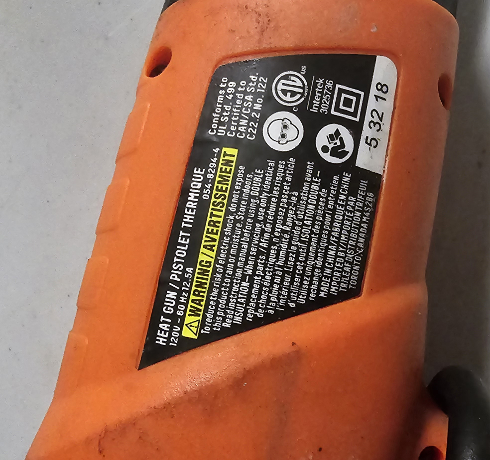 Certified Heat Gun - photo 2