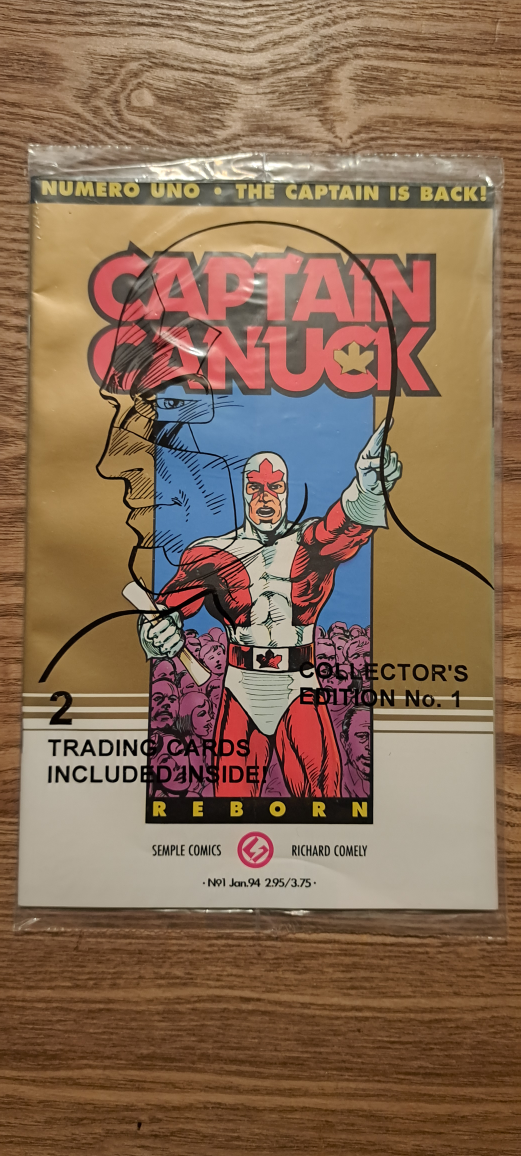 Sealed Comic, No 1 Captain Canuck thumbnail