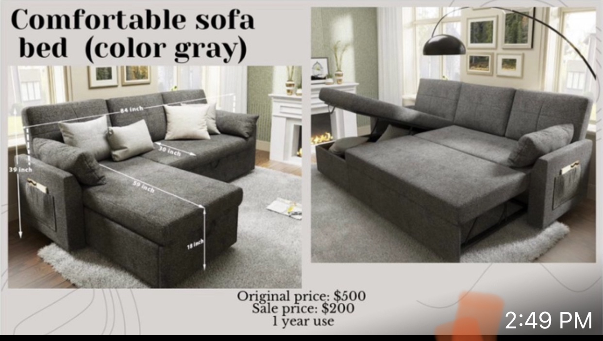 L-shape sleeping sofa - photo 3