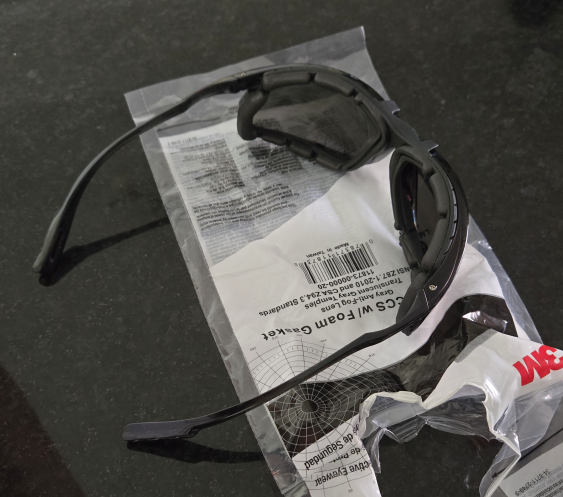 Safety Glasses with GRAY anti-fog lens #freecycle - photo 3