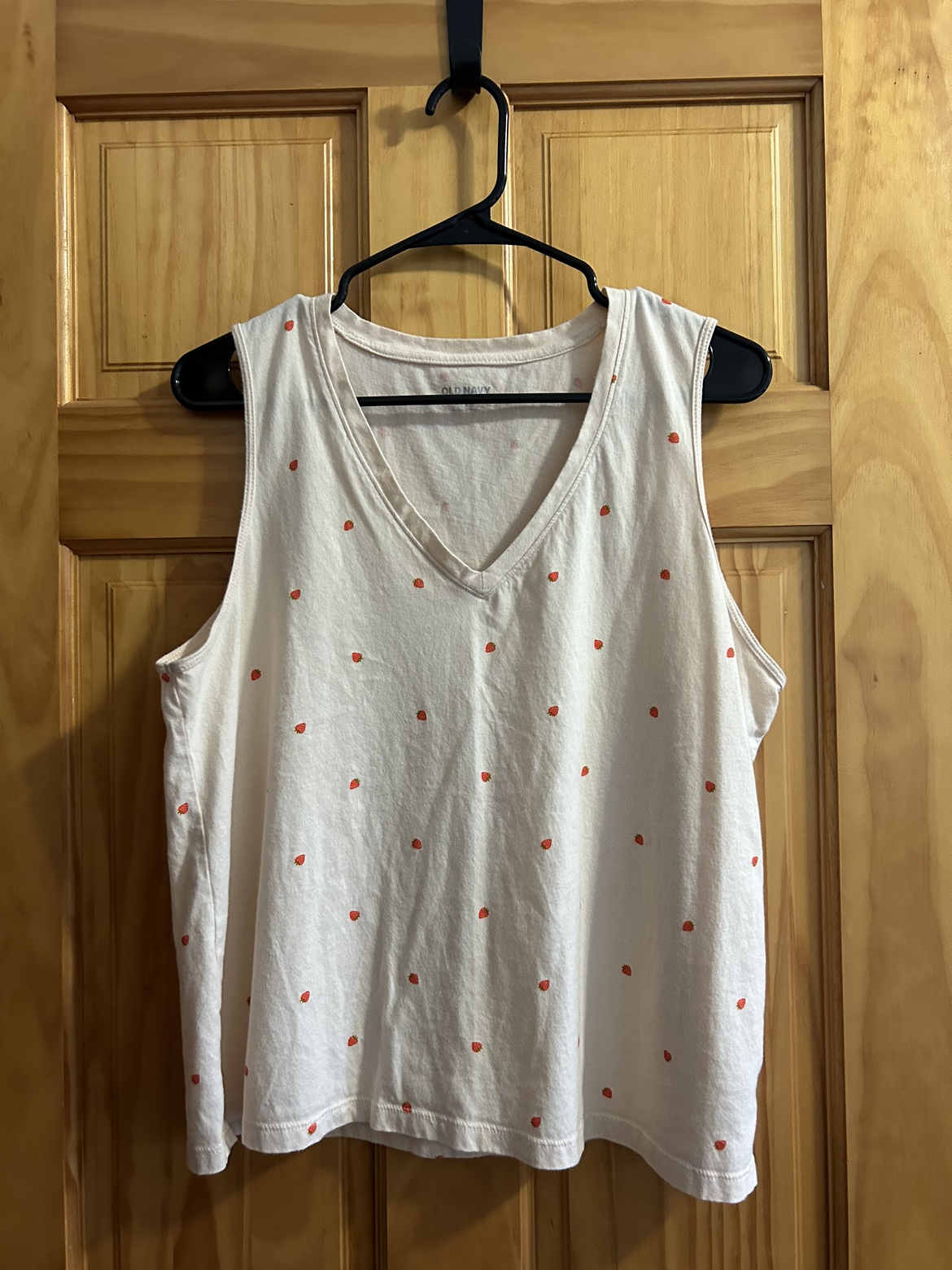 Strawberry V-Neck Tank Top