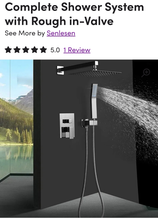 complete shower system