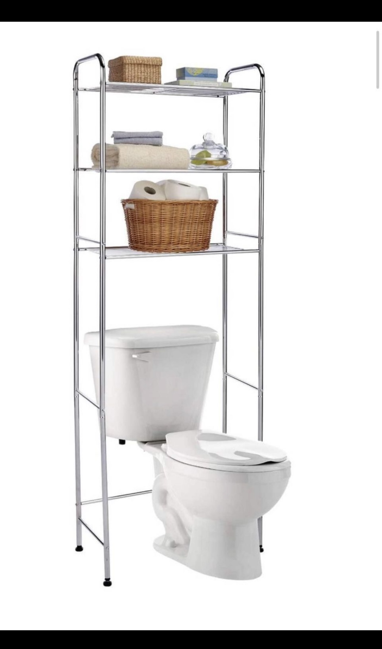 Over-The-Toilet Bathroom Storage Shelf - photo 4