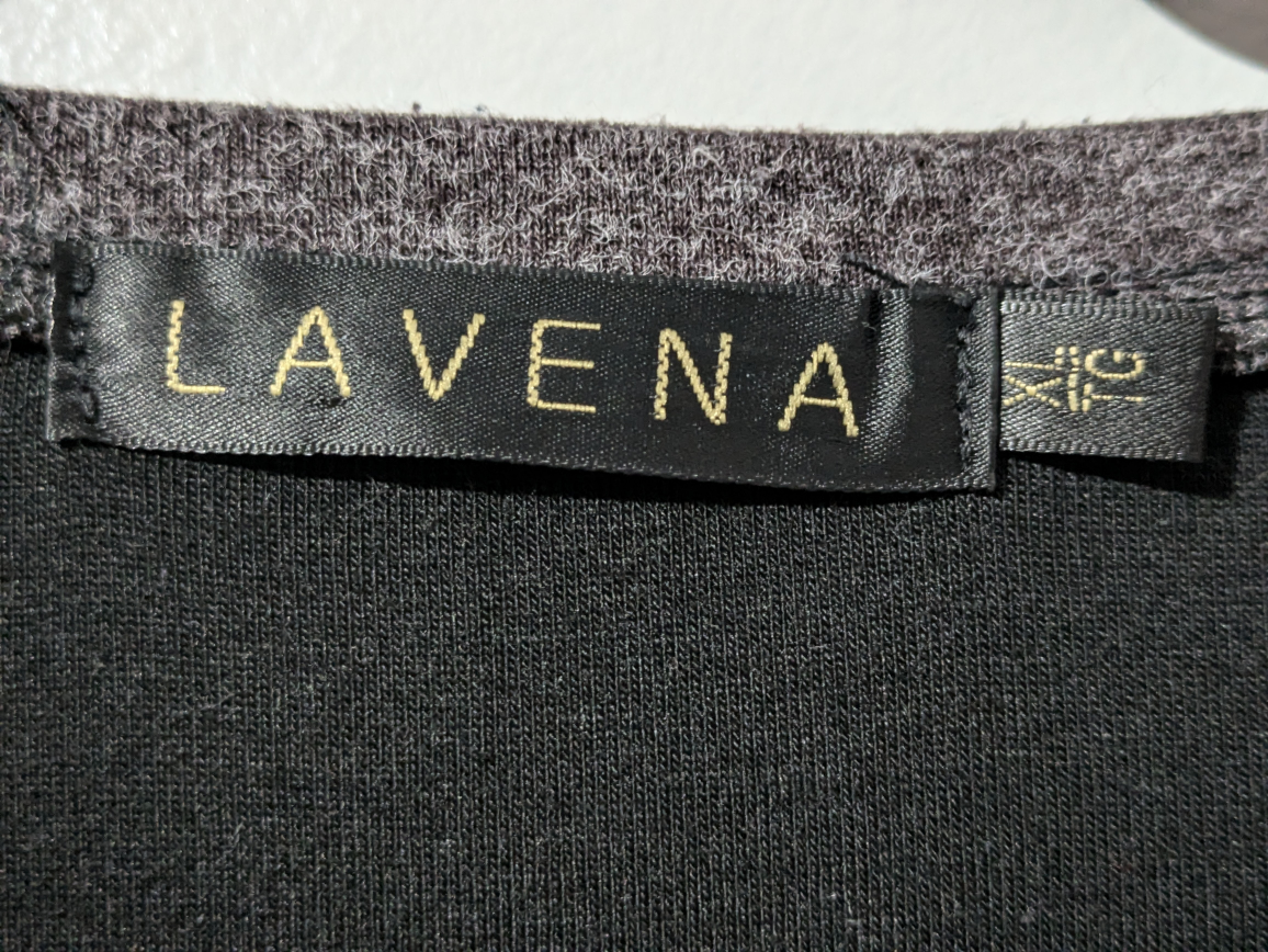 Black and Brownish Grey Knit Top - photo 2