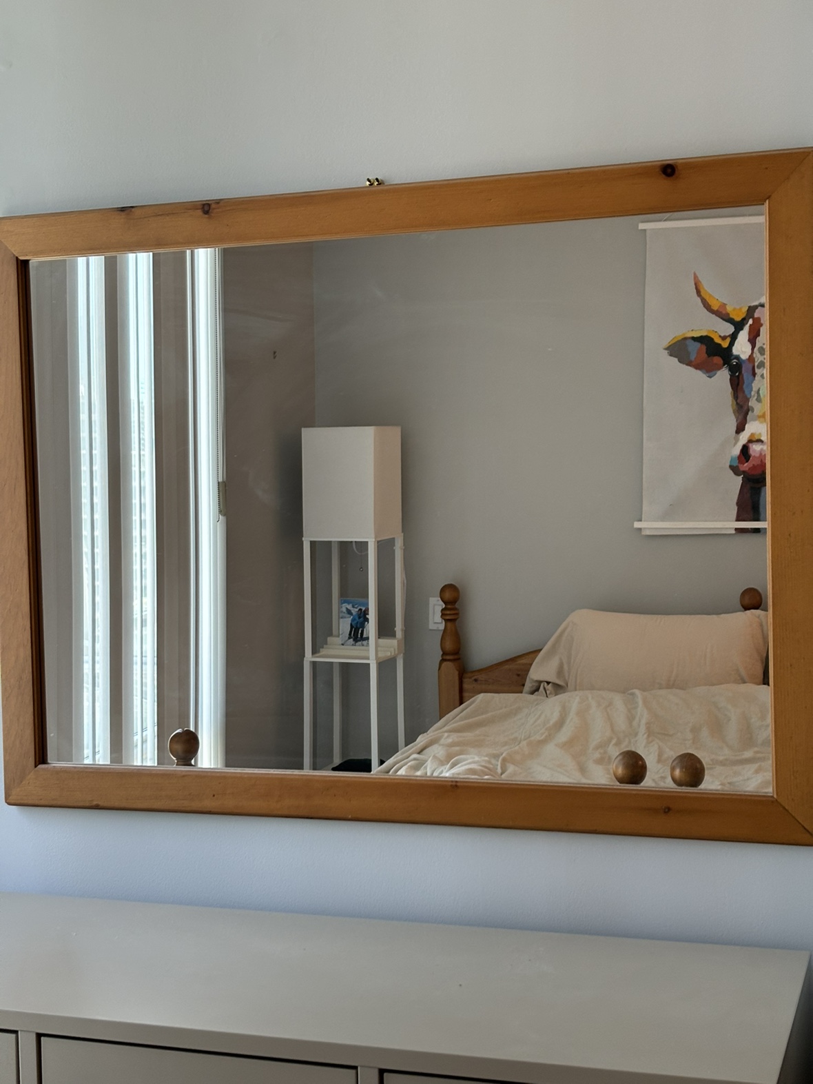 Solid pine mirror - photo 2