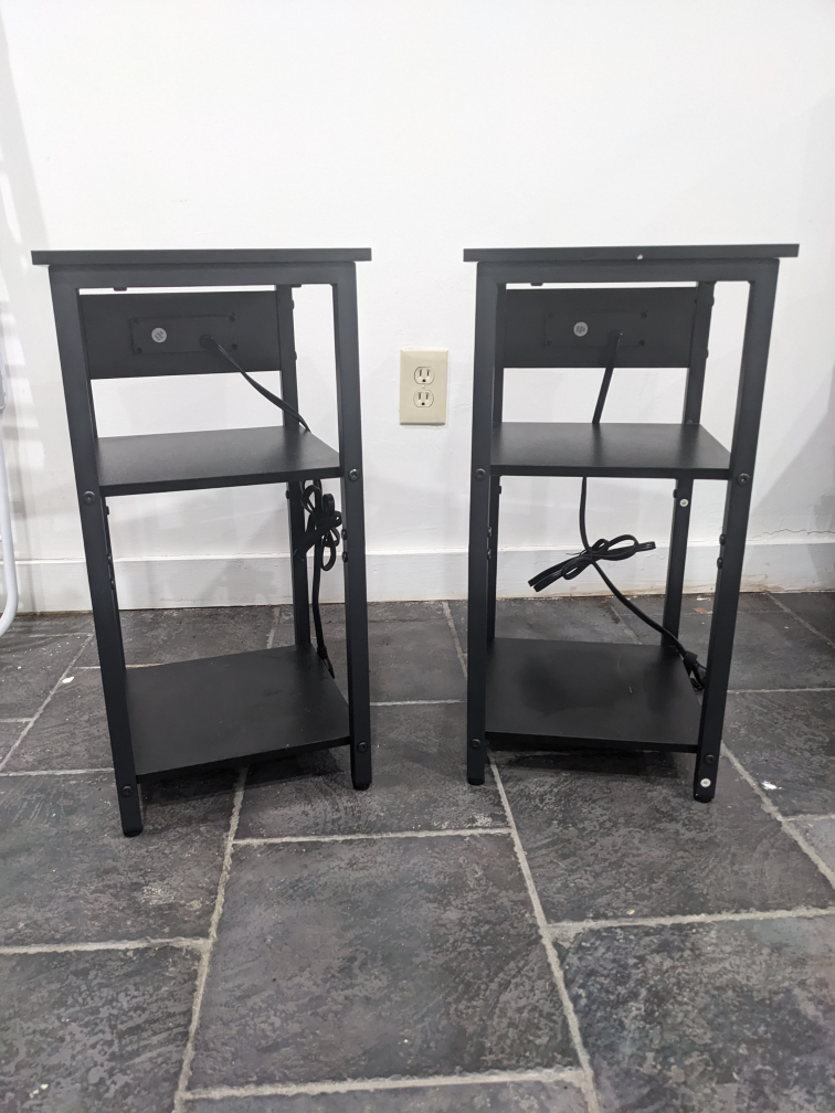 Black bedside tables - photo 2