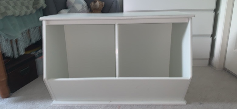 White Toy Storage Cubby - $25.00