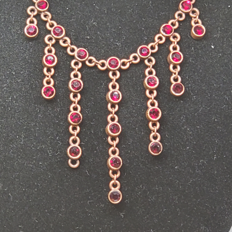 Vtg. Bronze Necklace - photo 2