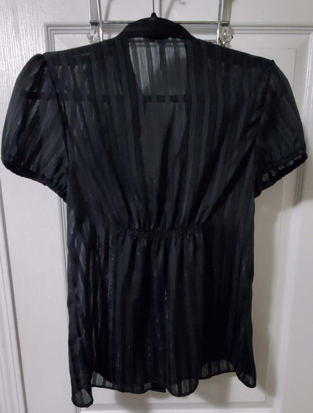 Women's Sheer short sleeve blouse [M] image indicator(2)