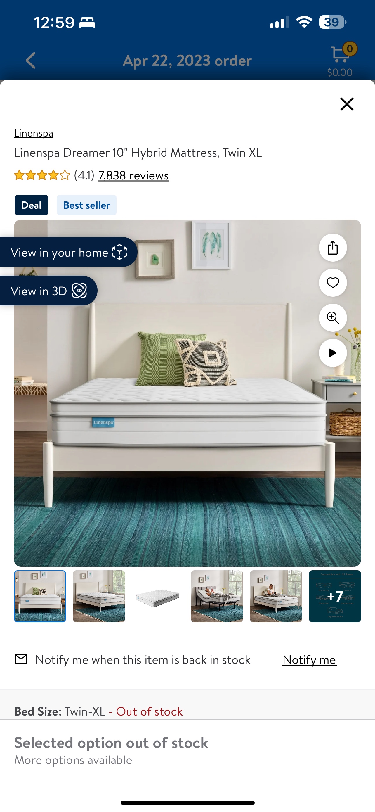 Linenspa Hybrid 10” mattresses (2 Twin XL) - photo 4