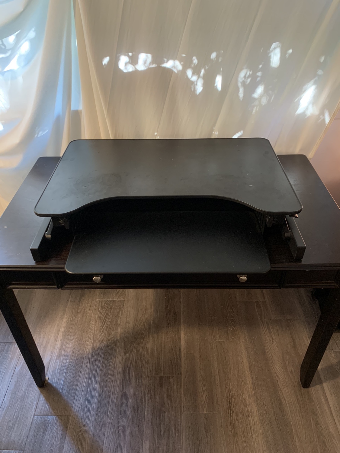 BLACK DESK RISER - CONVERT ANY DESK TO A STANDING DESK thumbnail