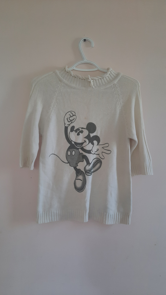 Black & White Mickey Mouse Sweater