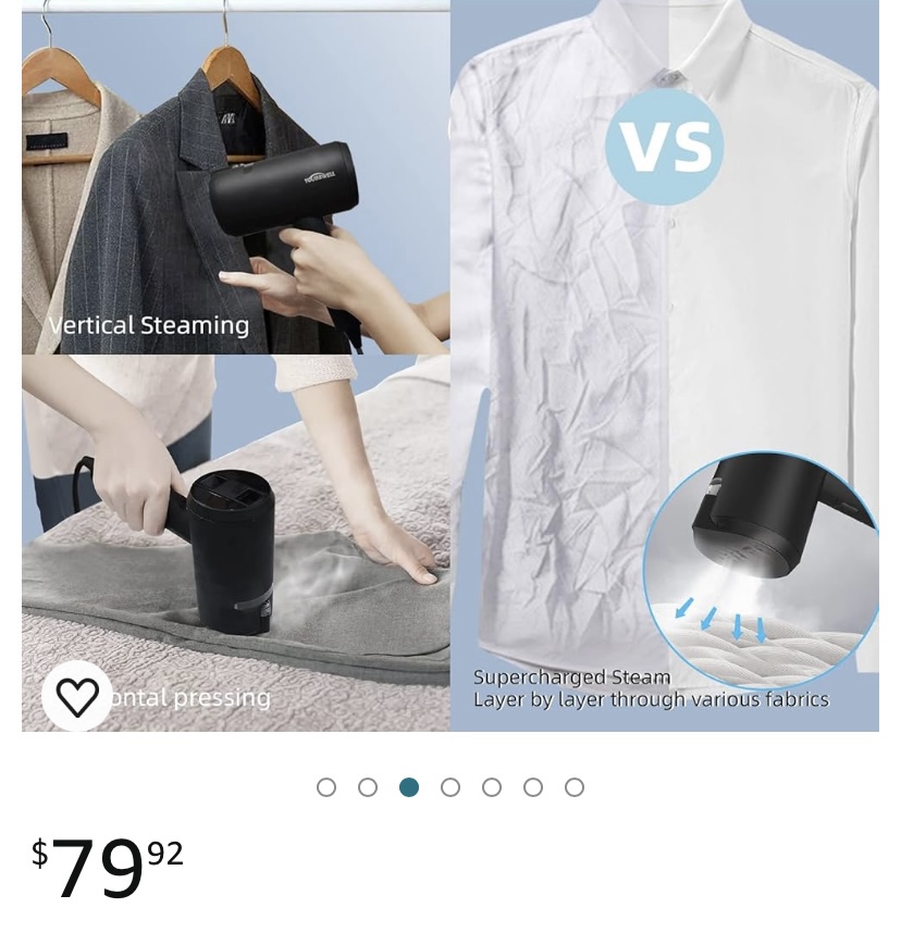 Brand New! Portable Steamer image indicator(3)