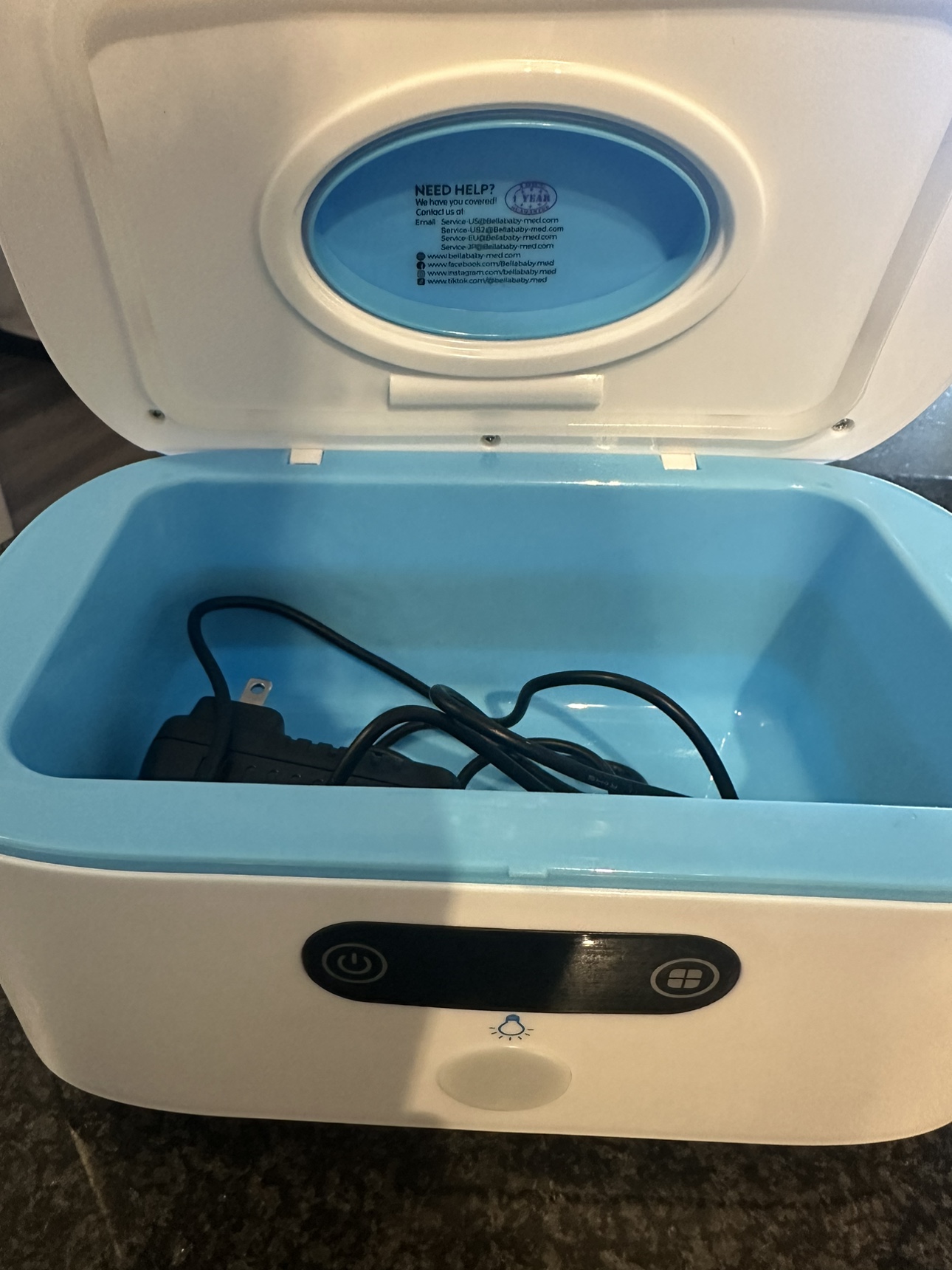 Bellababy wipe warmer barely used image indicator(3)