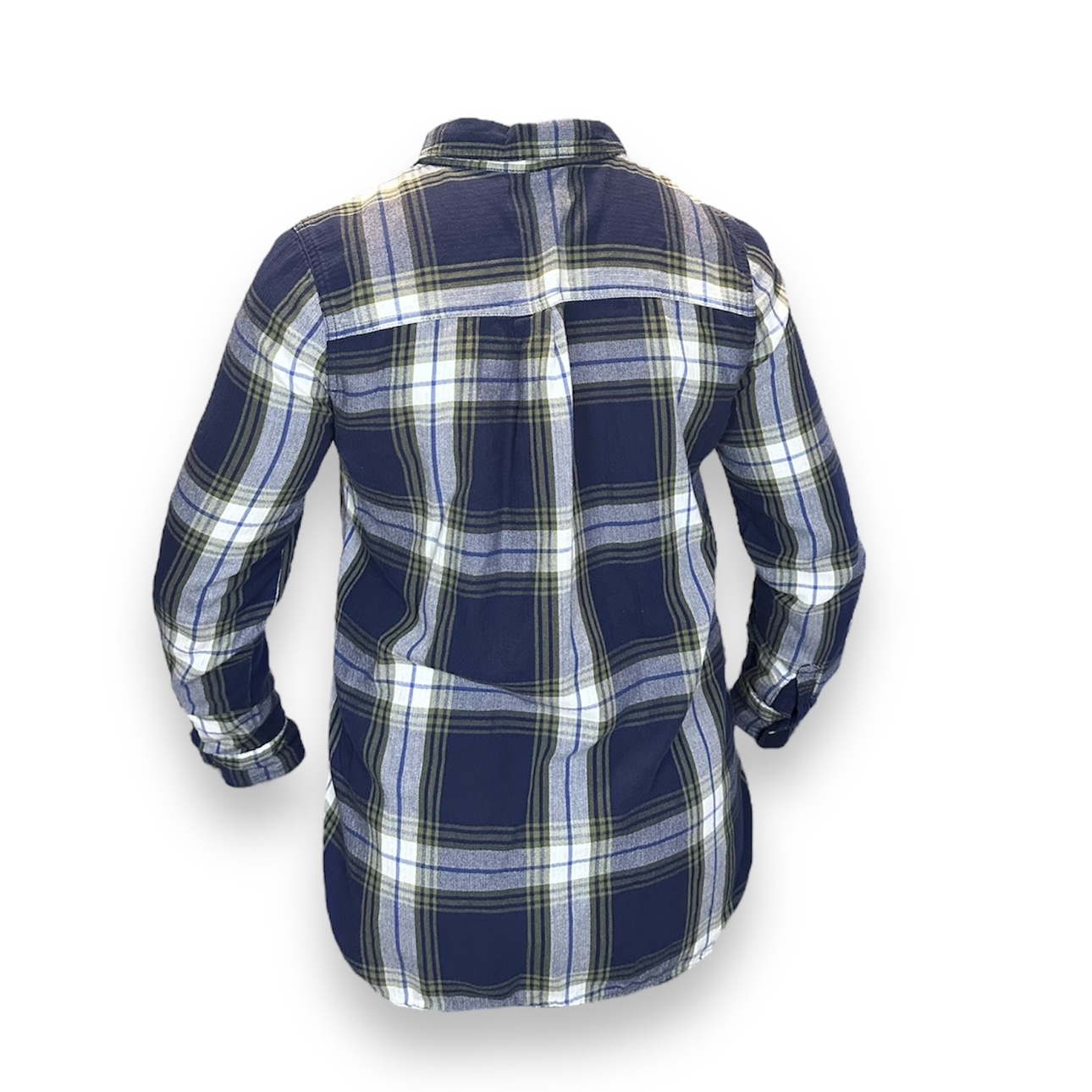 Old Navy Classic Plaid Shirt - Size Medium - photo 2