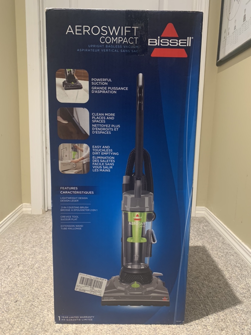 Bissell Aeroswift Compact Upright Vacuum - New!