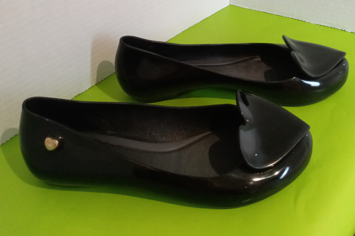 Melissa-heart, jelly flats. Size 7 image indicator(2)