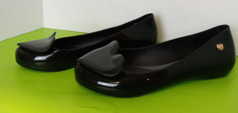 Melissa-heart, jelly flats. Size 7 image indicator(4)