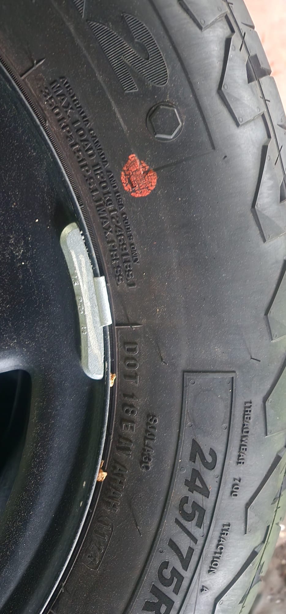 5 All terrain tires M+S 245/75R17 - photo 4