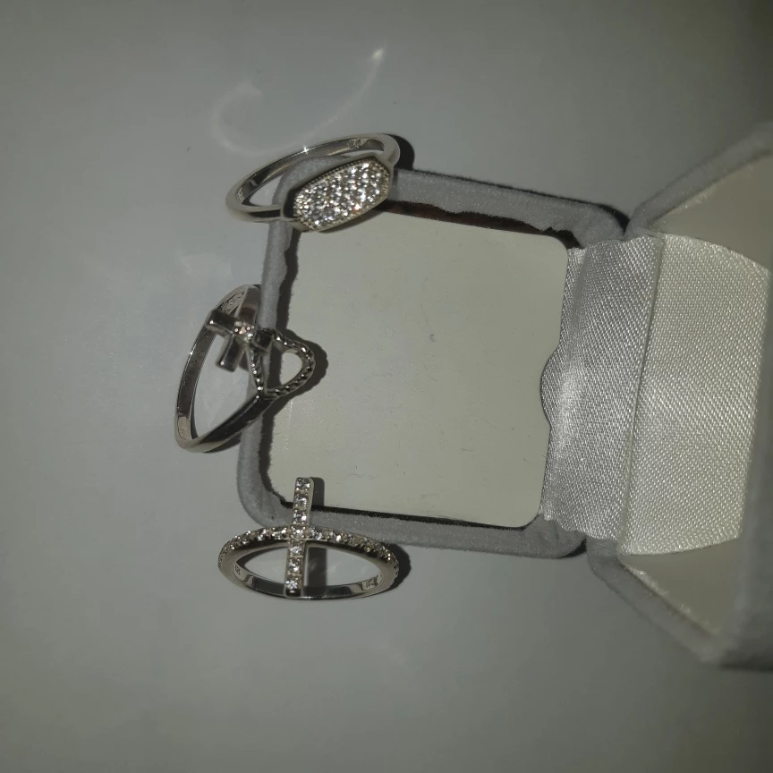 3 Sterling 925 silver rings - photo 2