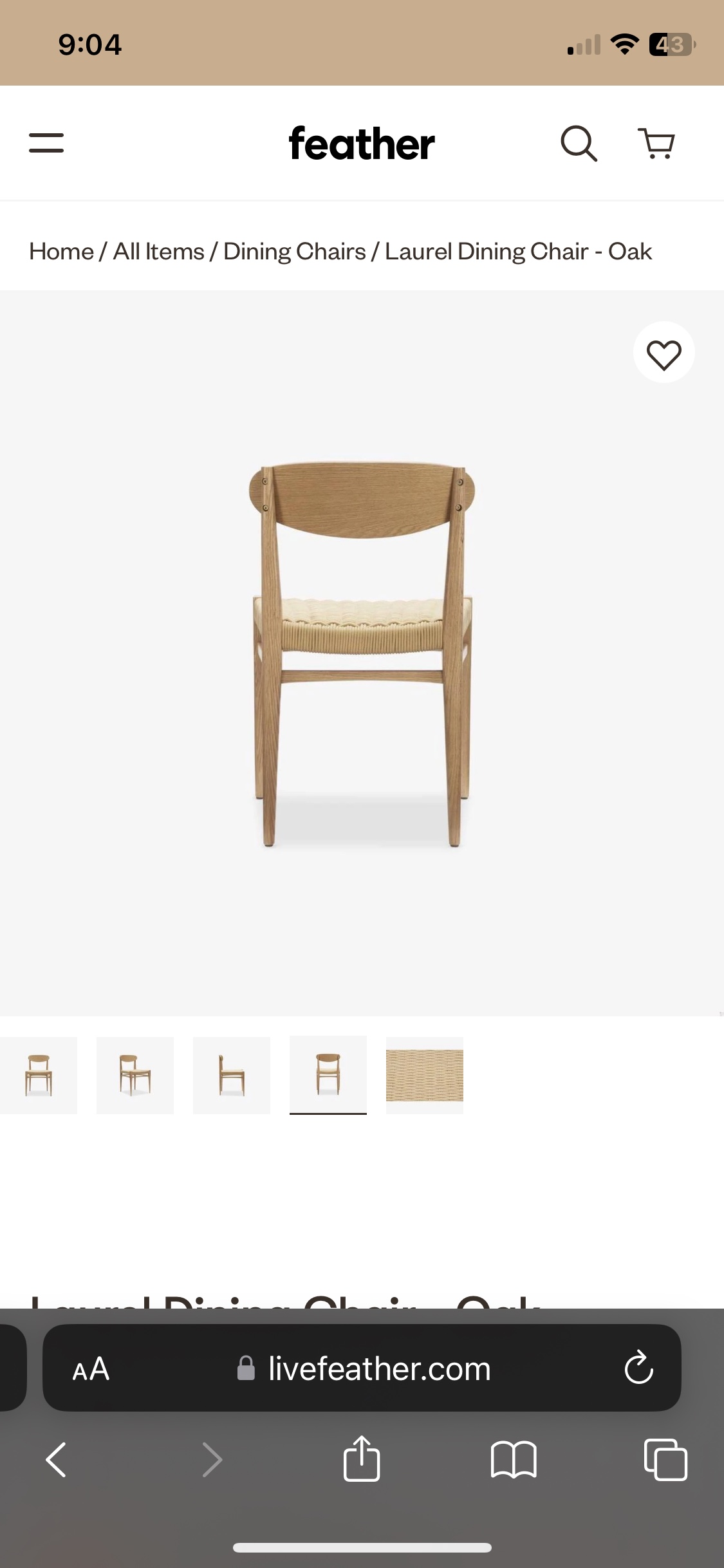 *Moving Sale*  Laurel Dining Chairs set of 2 - photo 3