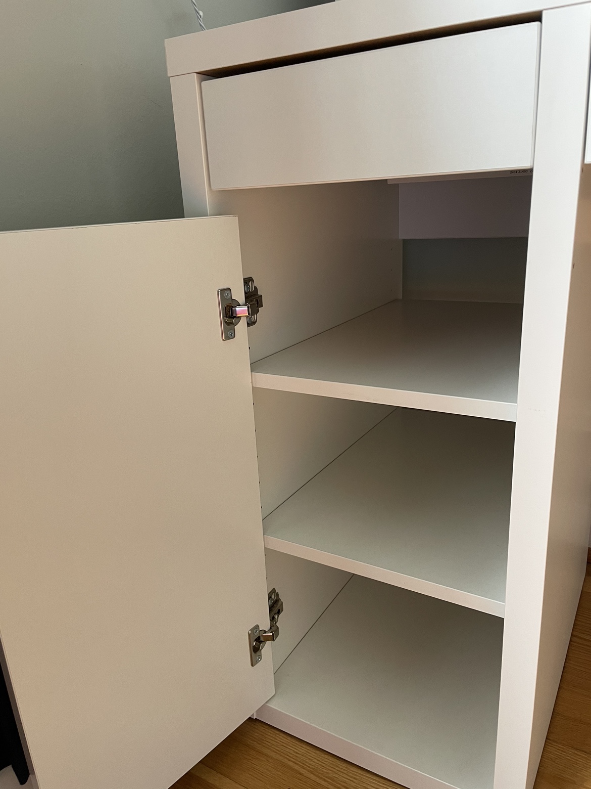 Moving Sale / White MICKE IKEA desk with chair image indicator(4)