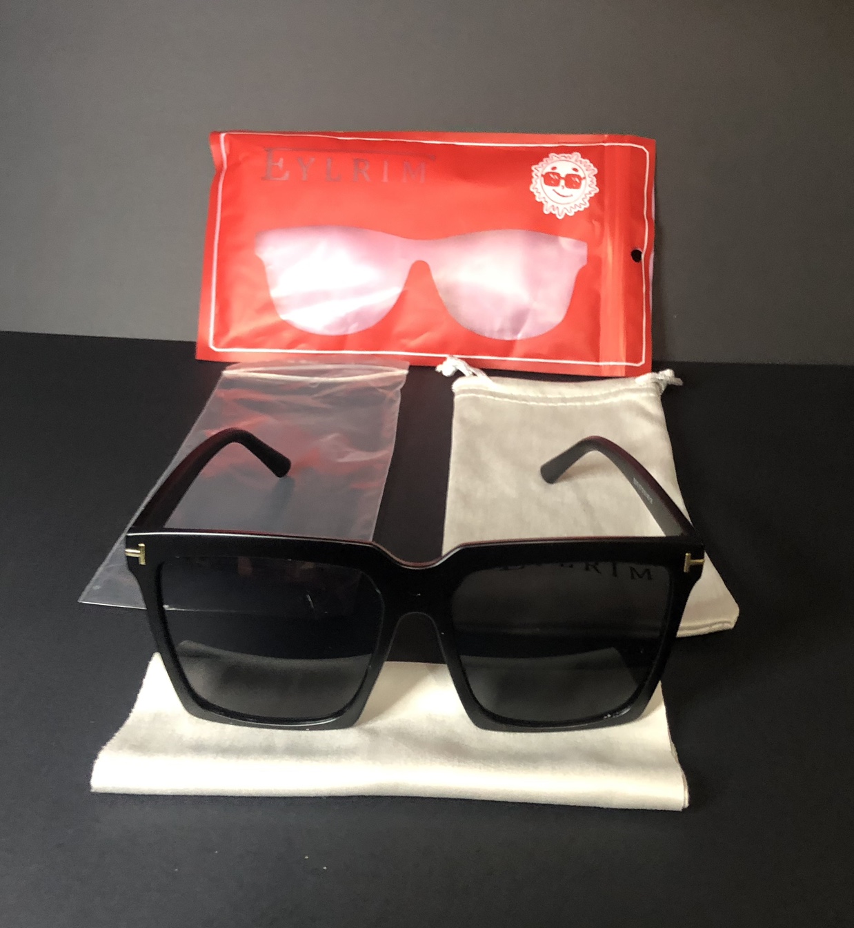 Eylrim Designer Black               Sunglasses