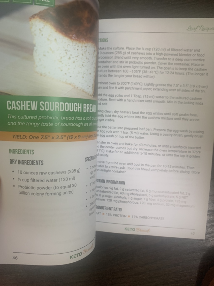 Keto bread colour cook book image indicator(3)