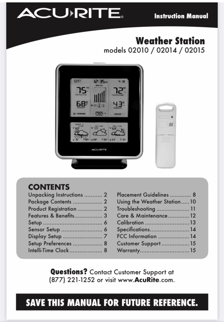 Acu>Rite Weather Station image indicator(3)