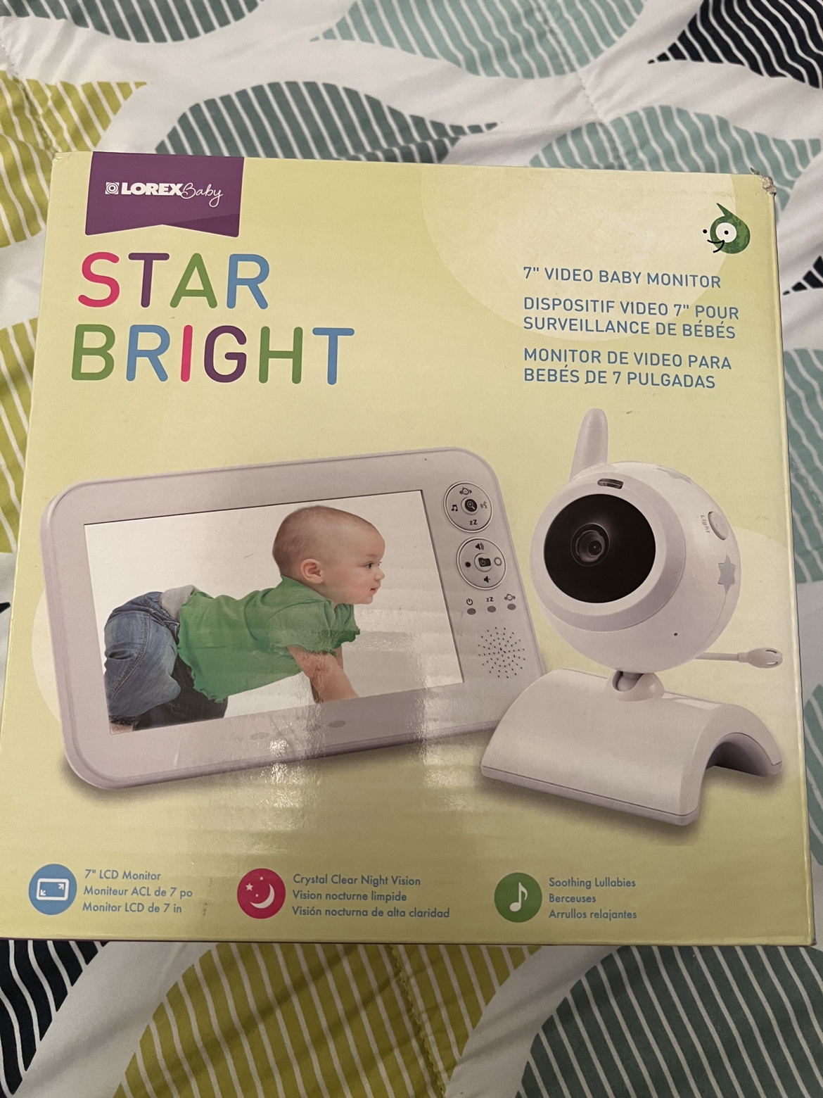 Lorex baby 7” video baby monitor