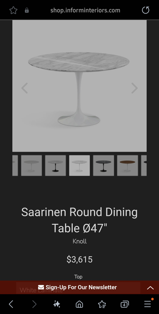 Knoll - Saarinen Round Dining Table - photo 2