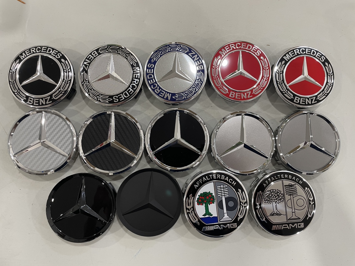 Mercedes Benz Wheel Center Caps Set of 4 thumbnail
