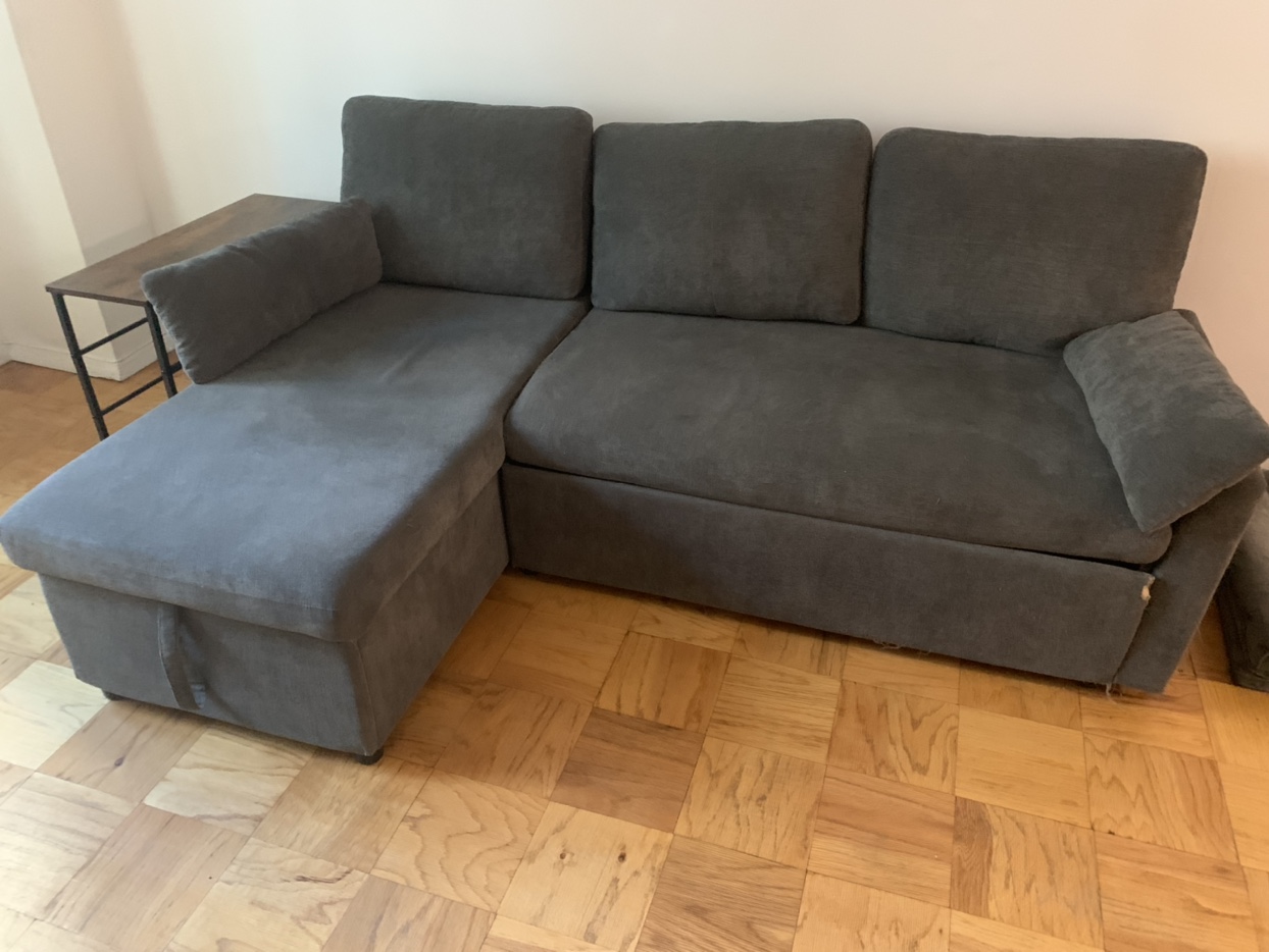 L-shape sleeping sofa