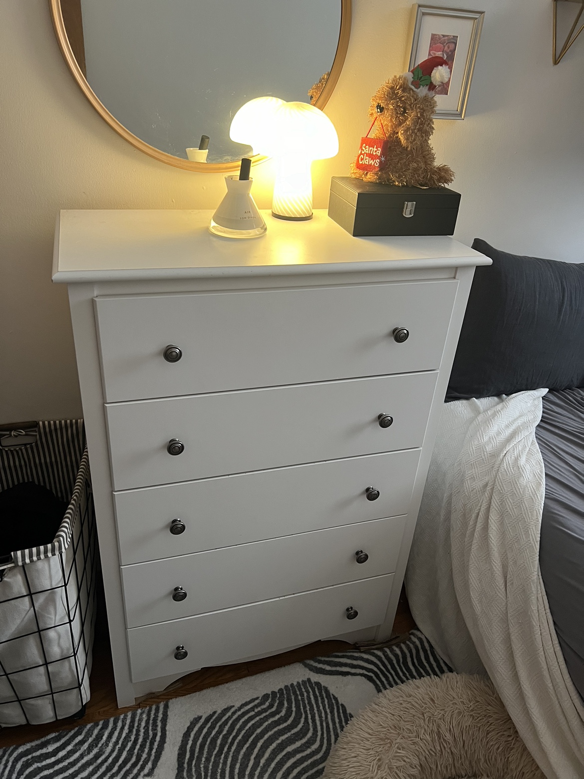 White dresser