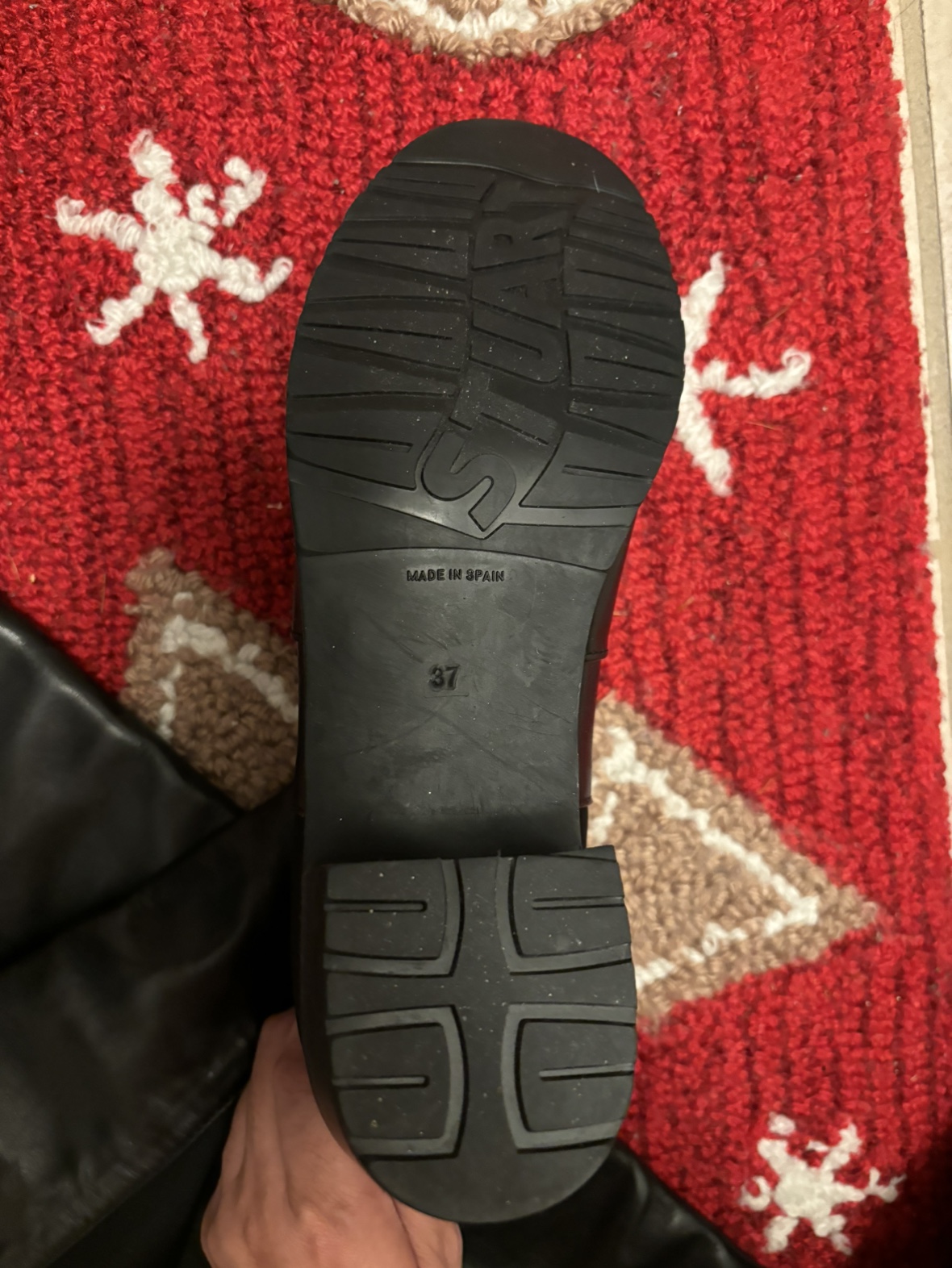 Knee high leather boots image indicator(2)