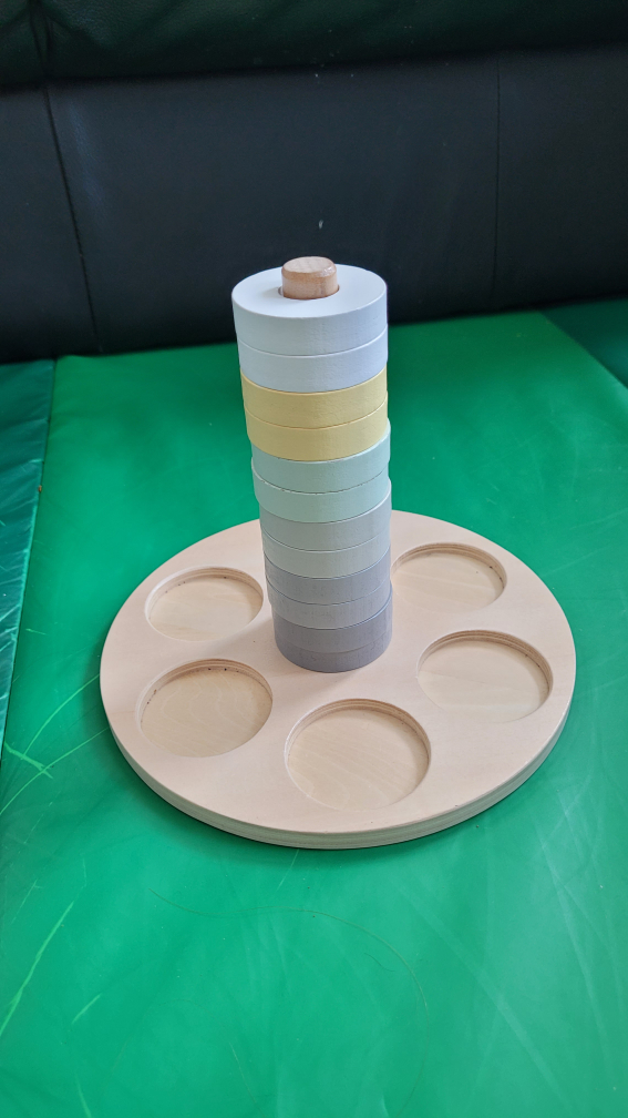 Wooden Stacking Toy, like Lovevery. Move sale!