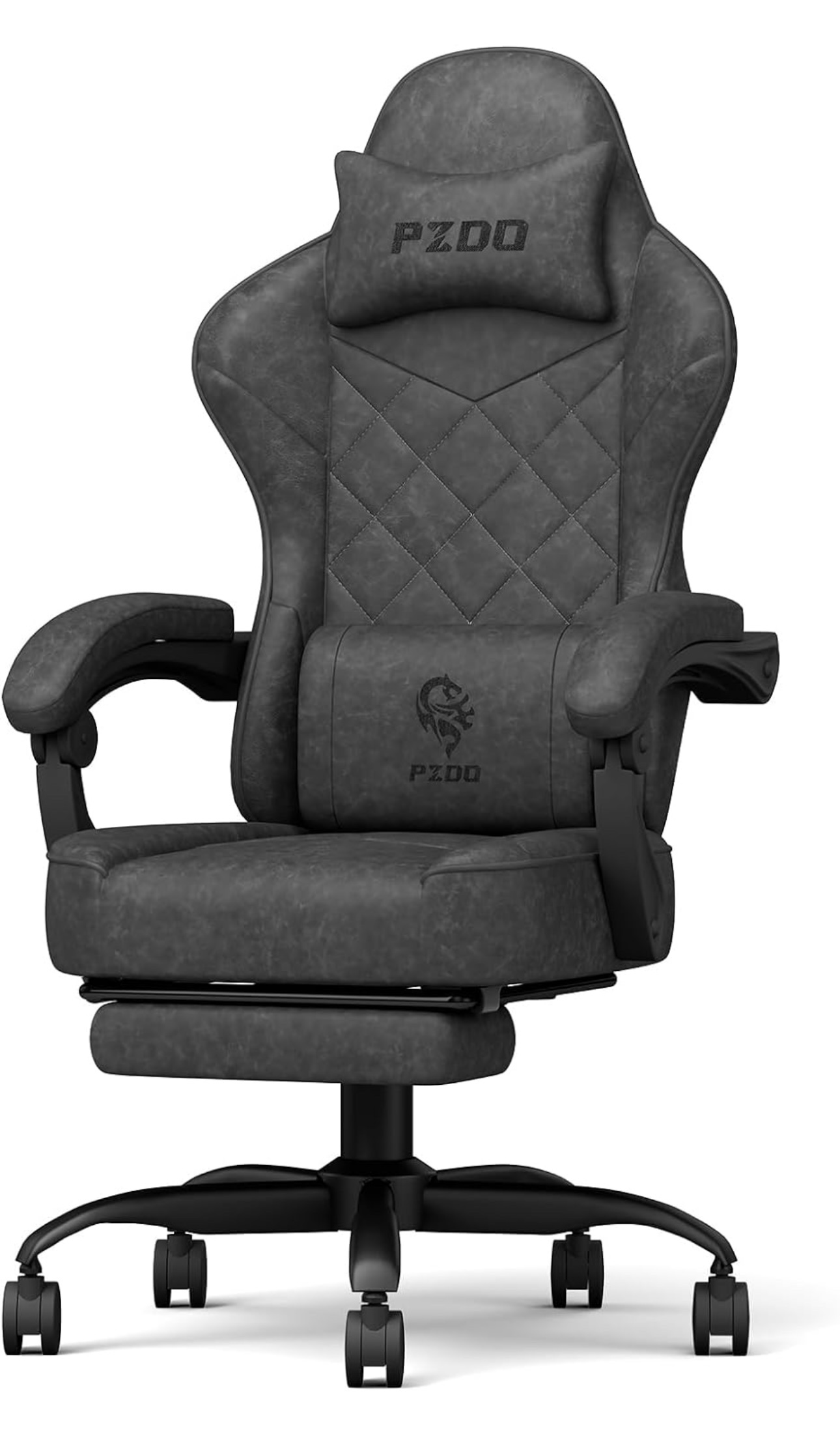 Gaming Chair with Footrest