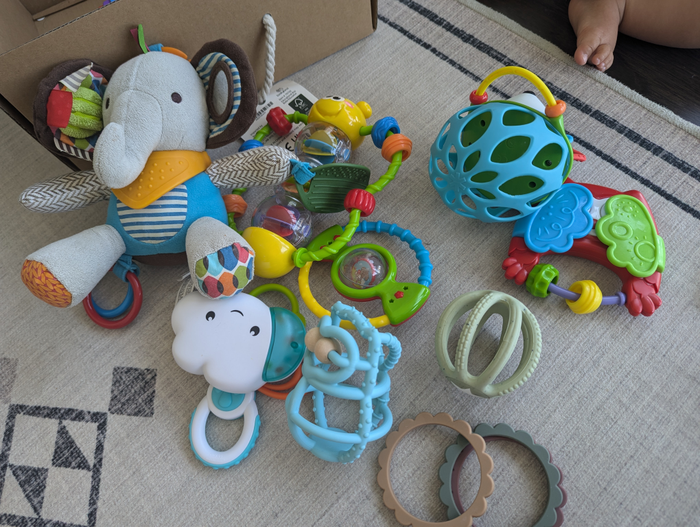 Assorted Baby Toys 0-6 Months