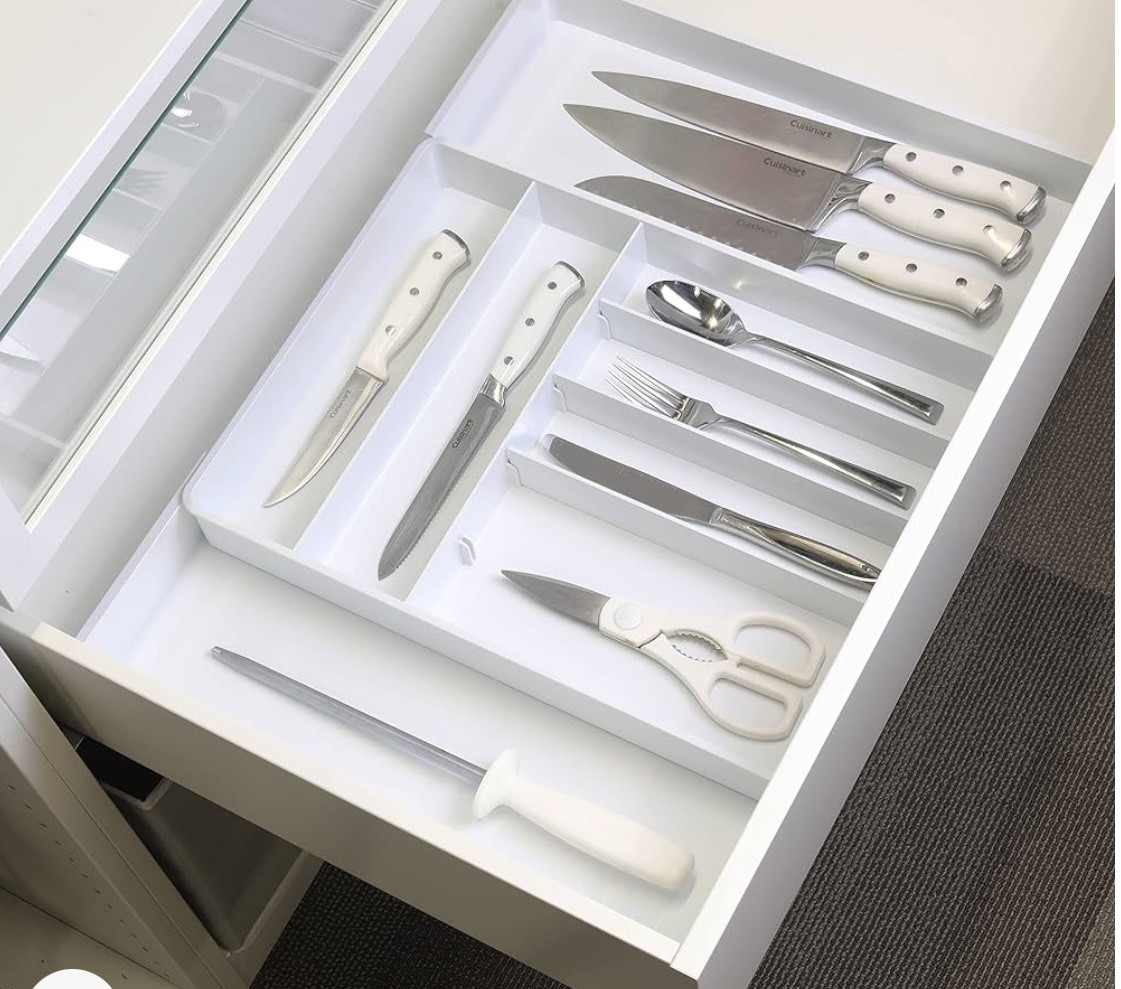 SIMPLE HOUSEWARE Expandable Cutlery Drawer Organizer